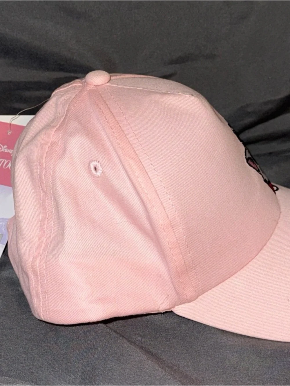 Disney Pink Aristocratic Cat Marie Hat with Embroidered White Kitten